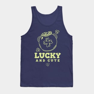 Lucky And Cute | St. Patrick's Day Humor Tank Top